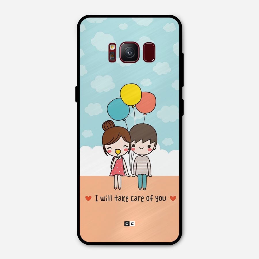 Promise To Care Metal Back Case for Galaxy S8