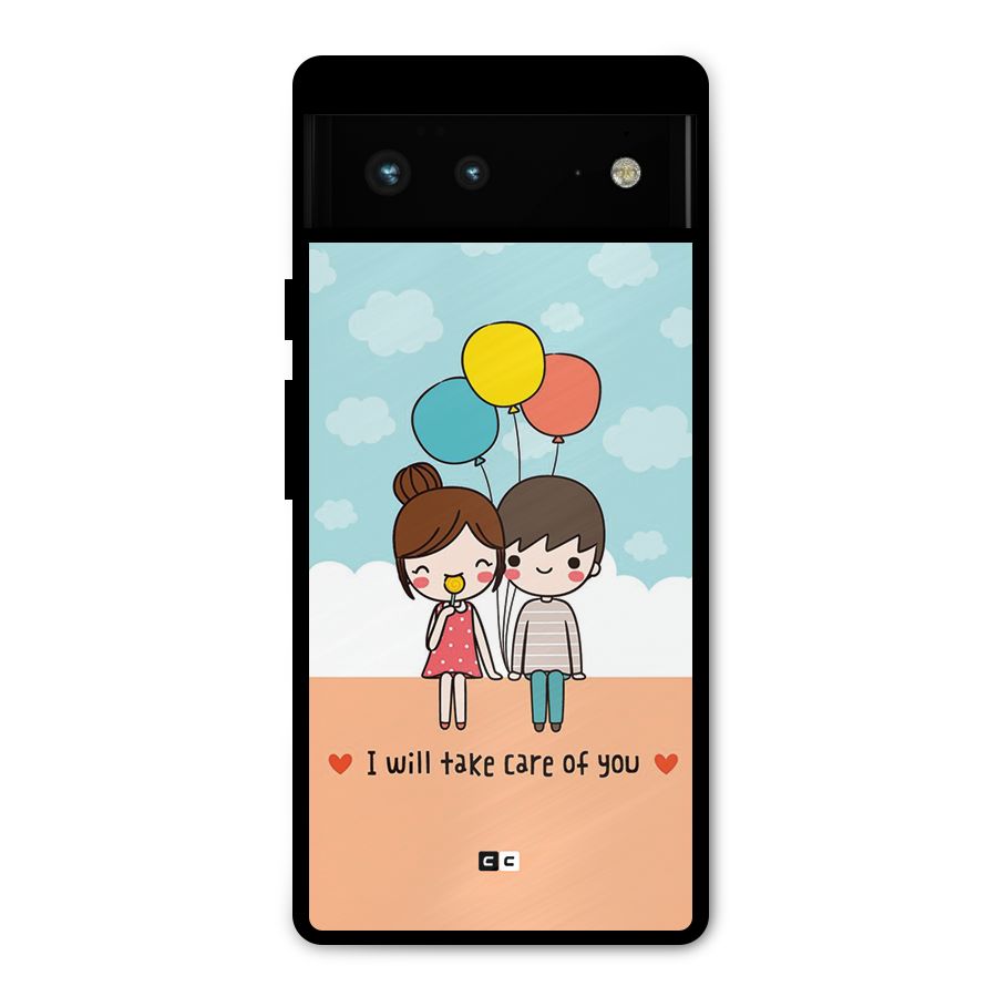 Promise To Care Metal Back Case for Google Pixel 6