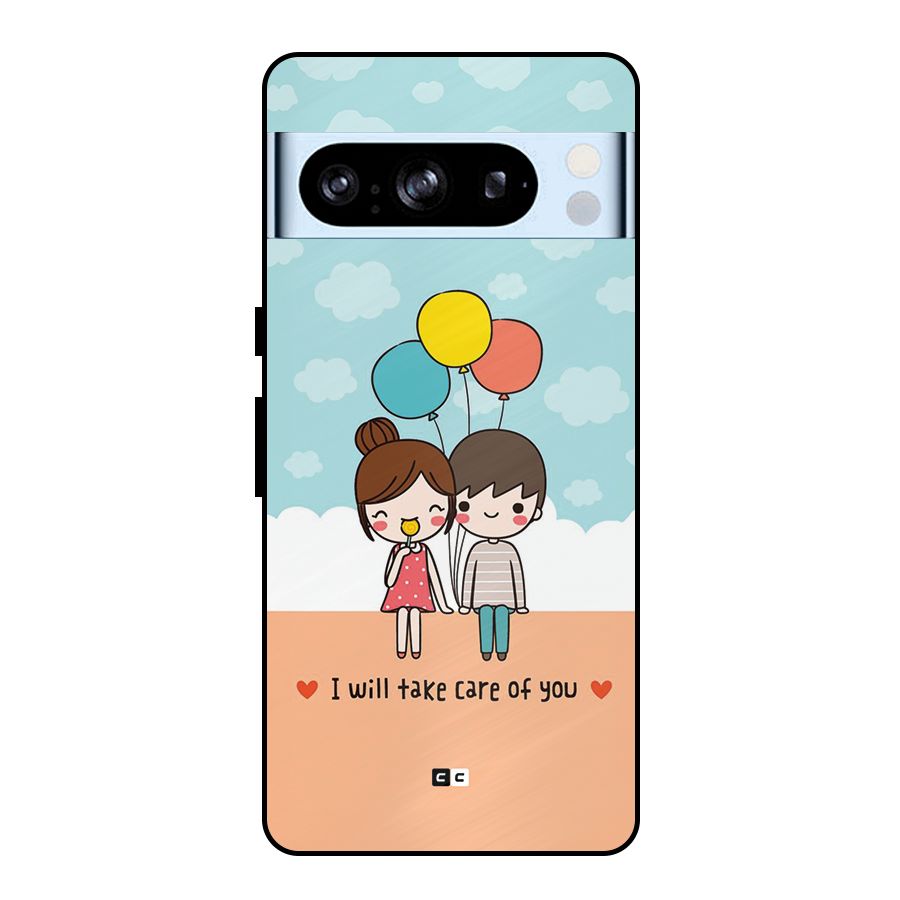 Promise To Care Metal Back Case for Google Pixel 8 Pro