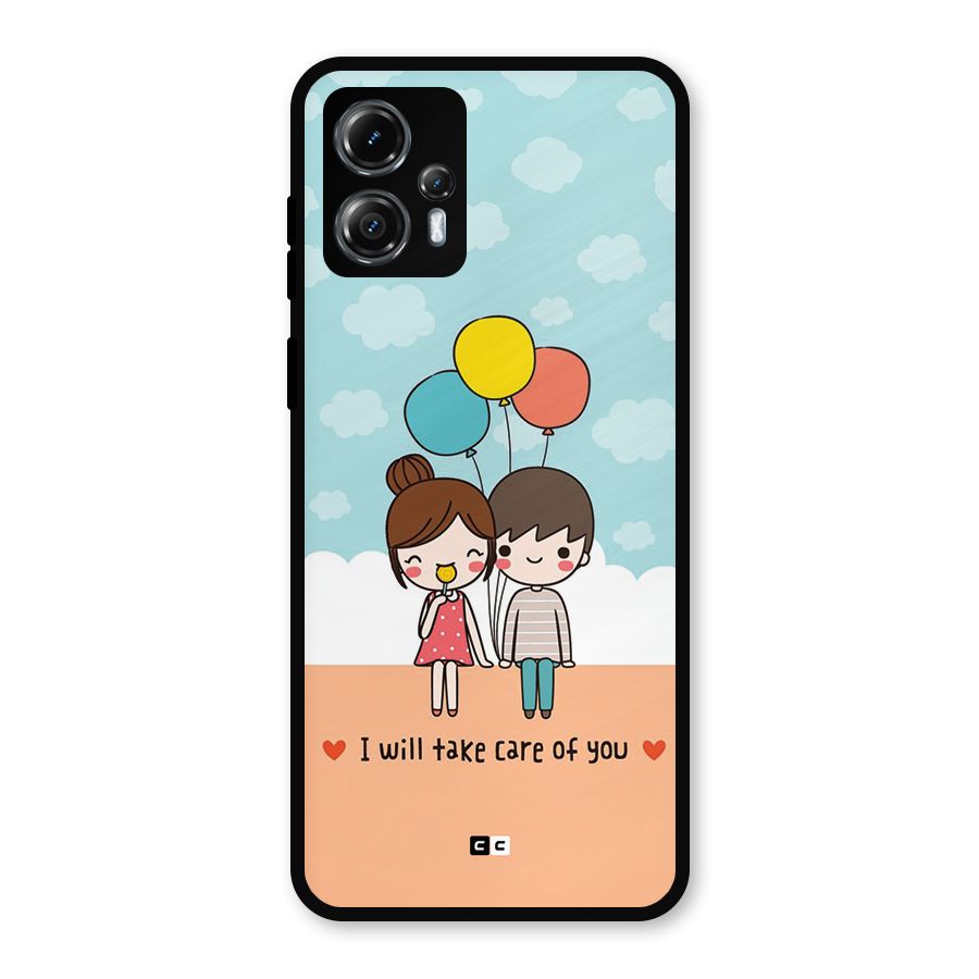 Promise To Care Metal Back Case for Moto G13