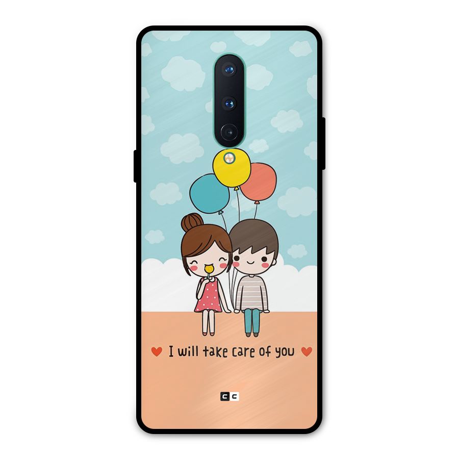 Promise To Care Metal Back Case for OnePlus 8