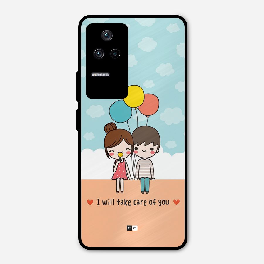 Promise To Care Metal Back Case for Poco F4 5G