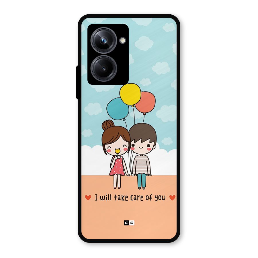 Promise To Care Metal Back Case for Realme 10 Pro