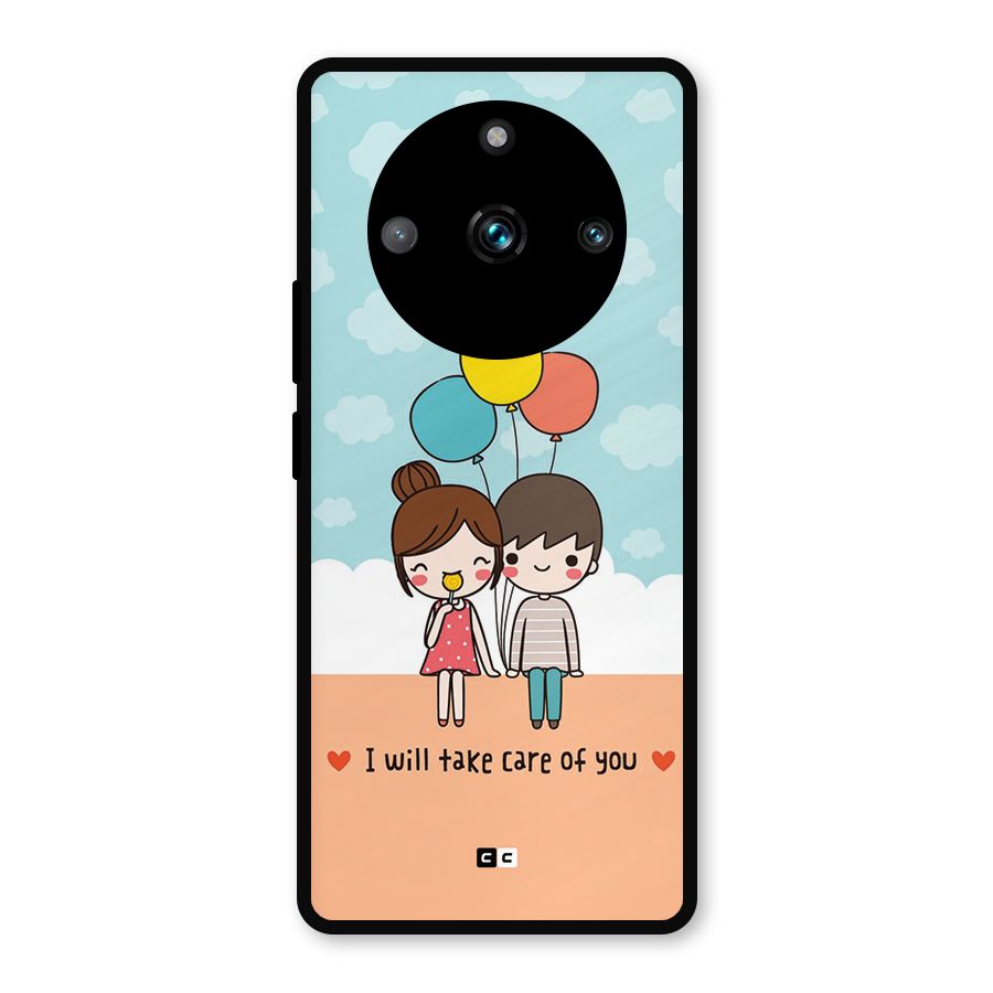 Promise To Care Metal Back Case for Realme 11 Pro Plus