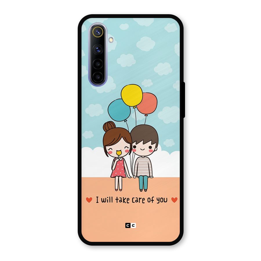 Promise To Care Metal Back Case for Realme 6
