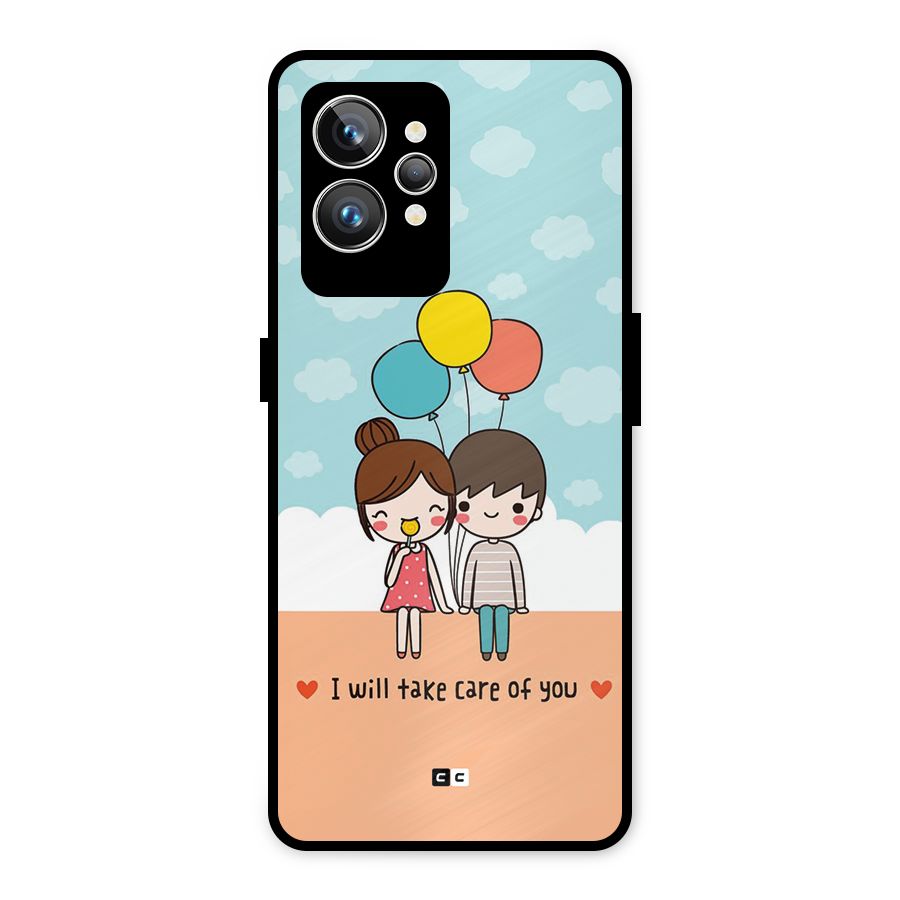 Promise To Care Metal Back Case for Realme GT2 Pro