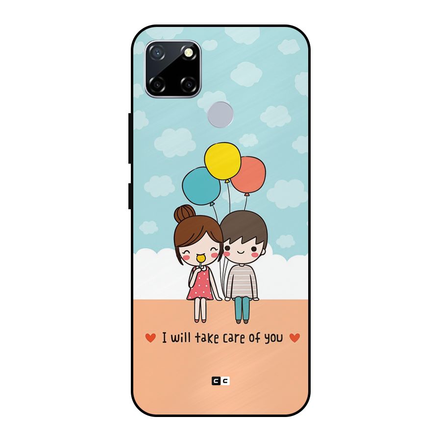 Promise To Care Metal Back Case for Realme Narzo 30A