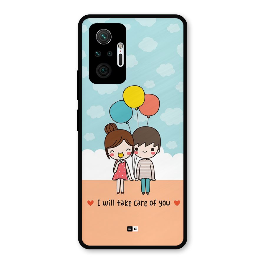 Promise To Care Metal Back Case for Redmi Note 10 Pro