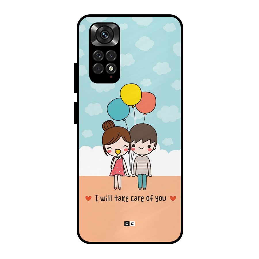 Promise To Care Metal Back Case for Redmi Note 11 Pro