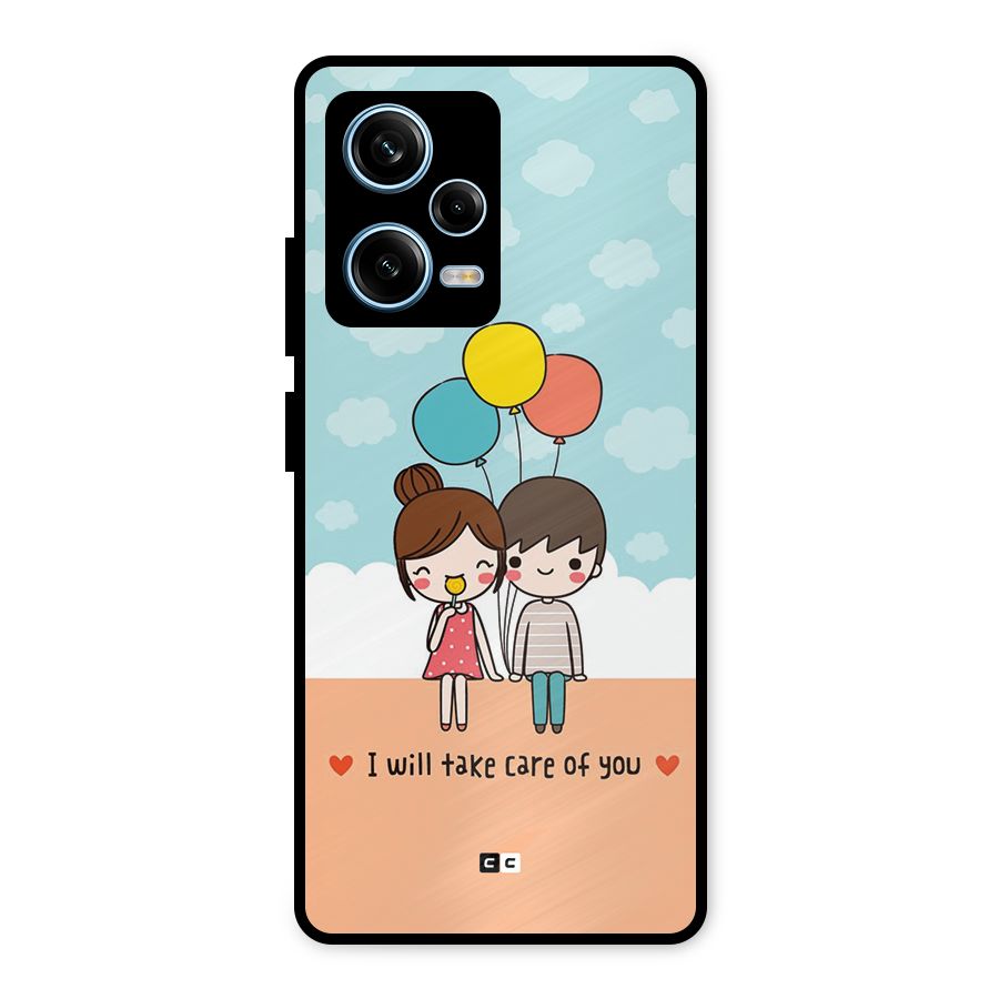 Promise To Care Metal Back Case for Redmi Note 12 Pro