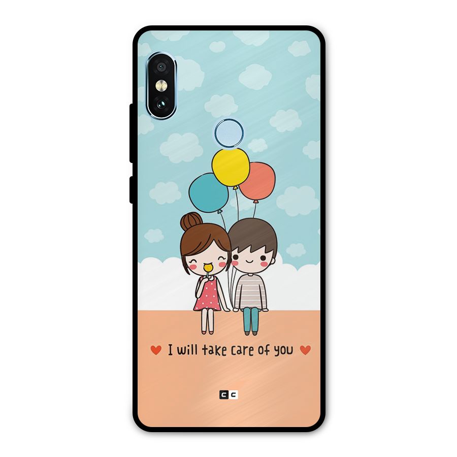 Promise To Care Metal Back Case for Redmi Note 5 Pro
