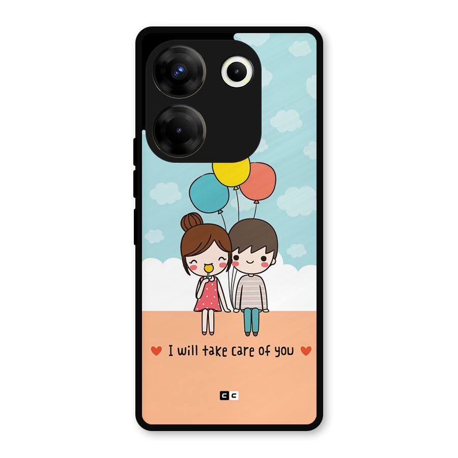 Promise To Care Metal Back Case for Tecno Camon 20 Pro
