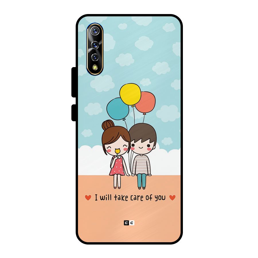 Promise To Care Metal Back Case for Vivo S1