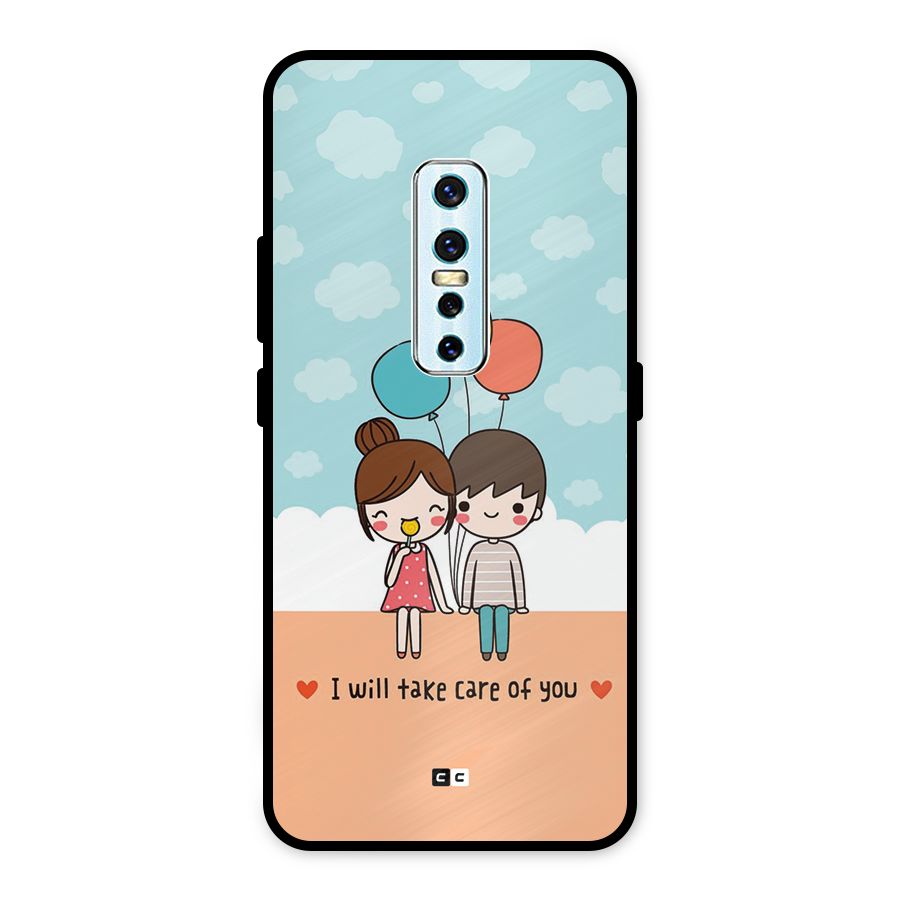 Promise To Care Metal Back Case for Vivo V17 Pro