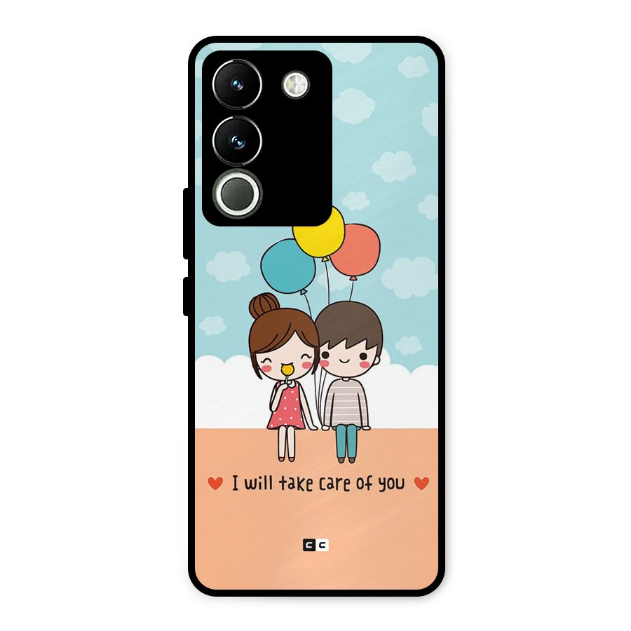Promise To Care Metal Back Case for Vivo Y200