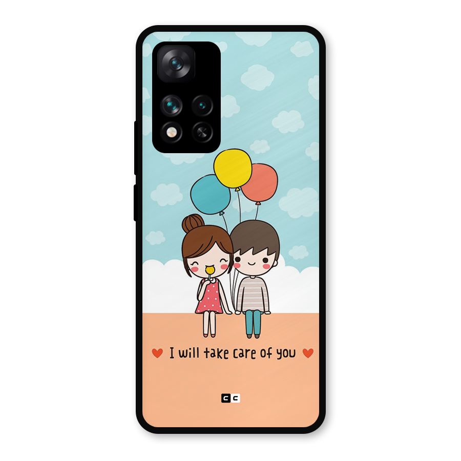 Promise To Care Metal Back Case for Xiaomi 11i Hypercharge 5G