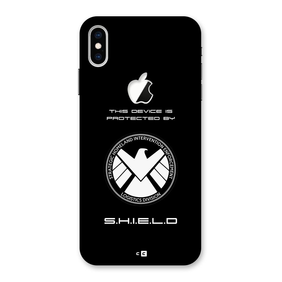 Protected Device Back Case for iPhone XS Max Apple Cut
