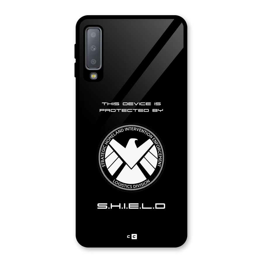 Protected Device Glass Back Case for Galaxy A7 (2018)