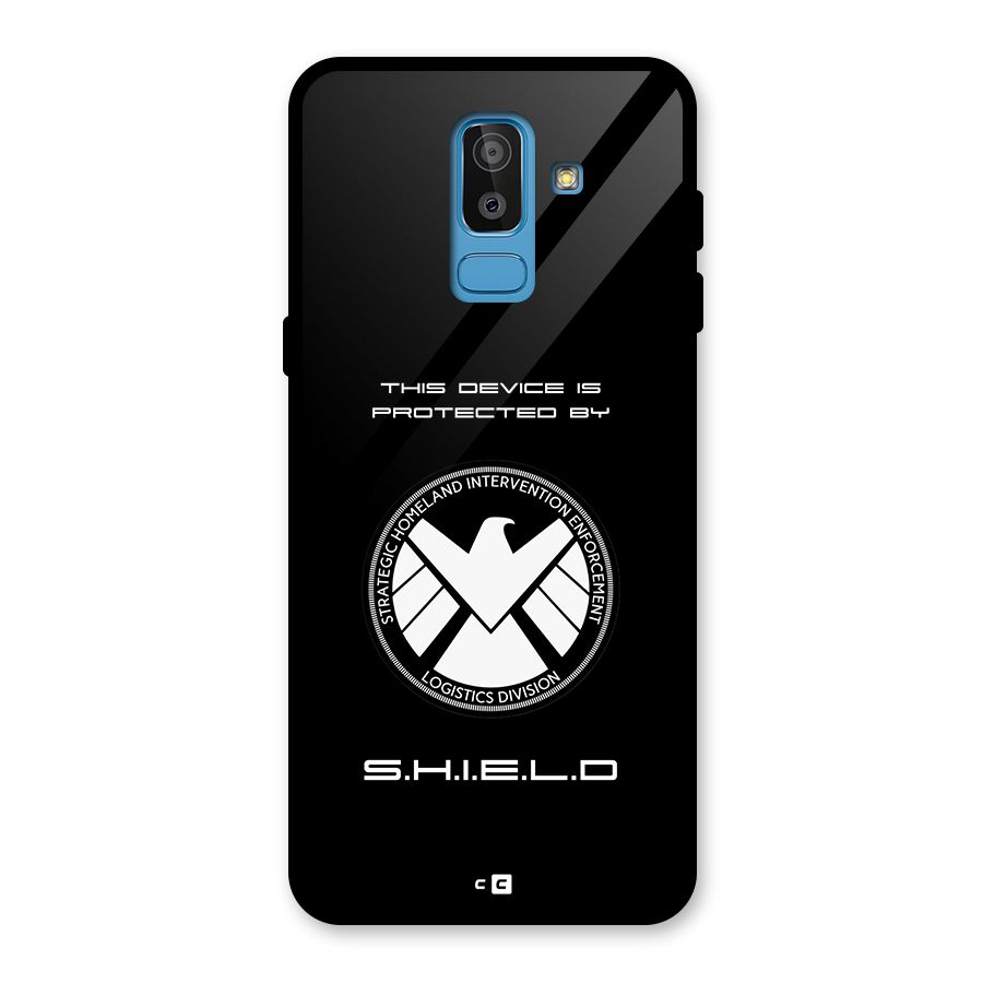 Protected Device Glass Back Case for Galaxy J8