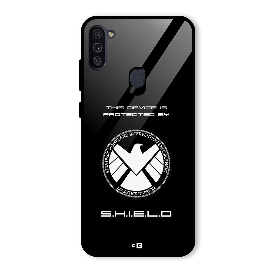 Protected Device Glass Back Case for Galaxy M11