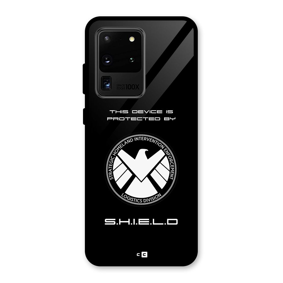 Protected Device Glass Back Case for Galaxy S20 Ultra