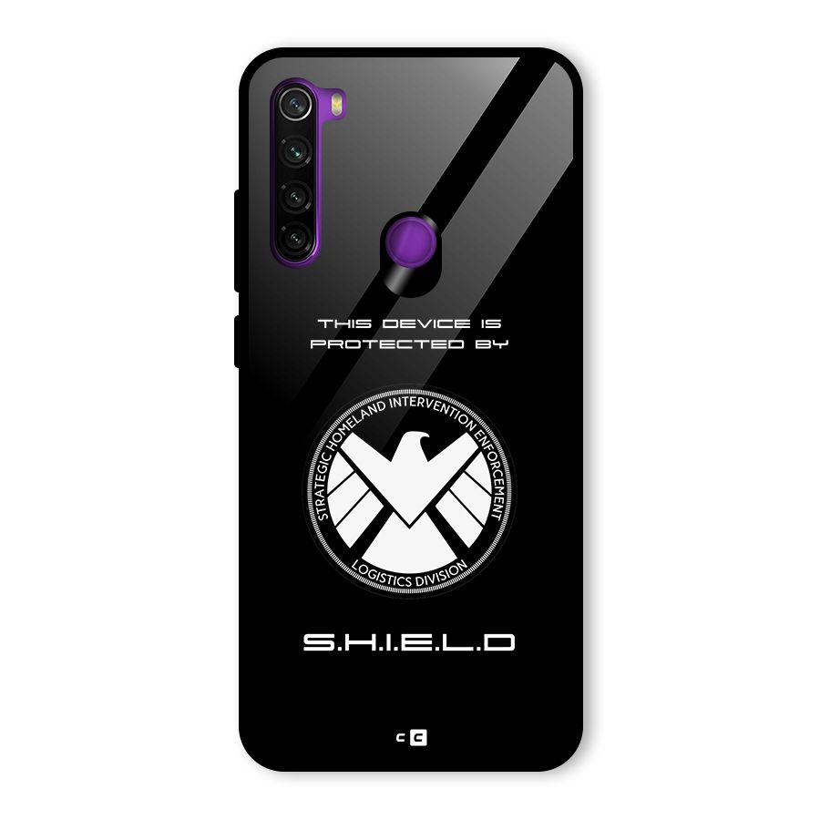 Protected Device Glass Back Case for Redmi Note 8