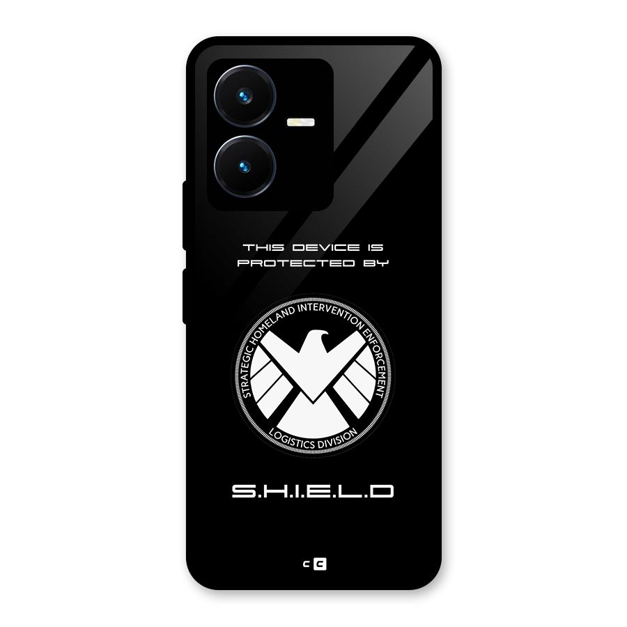 Protected Device Glass Back Case for Vivo Y22s