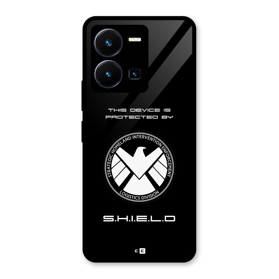 Protected Device Glass Back Case for Vivo Y35