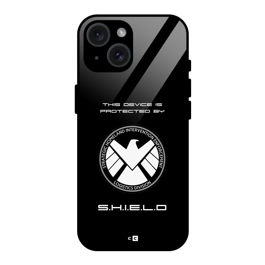 Protected Device Glass Back Case for iPhone 15
