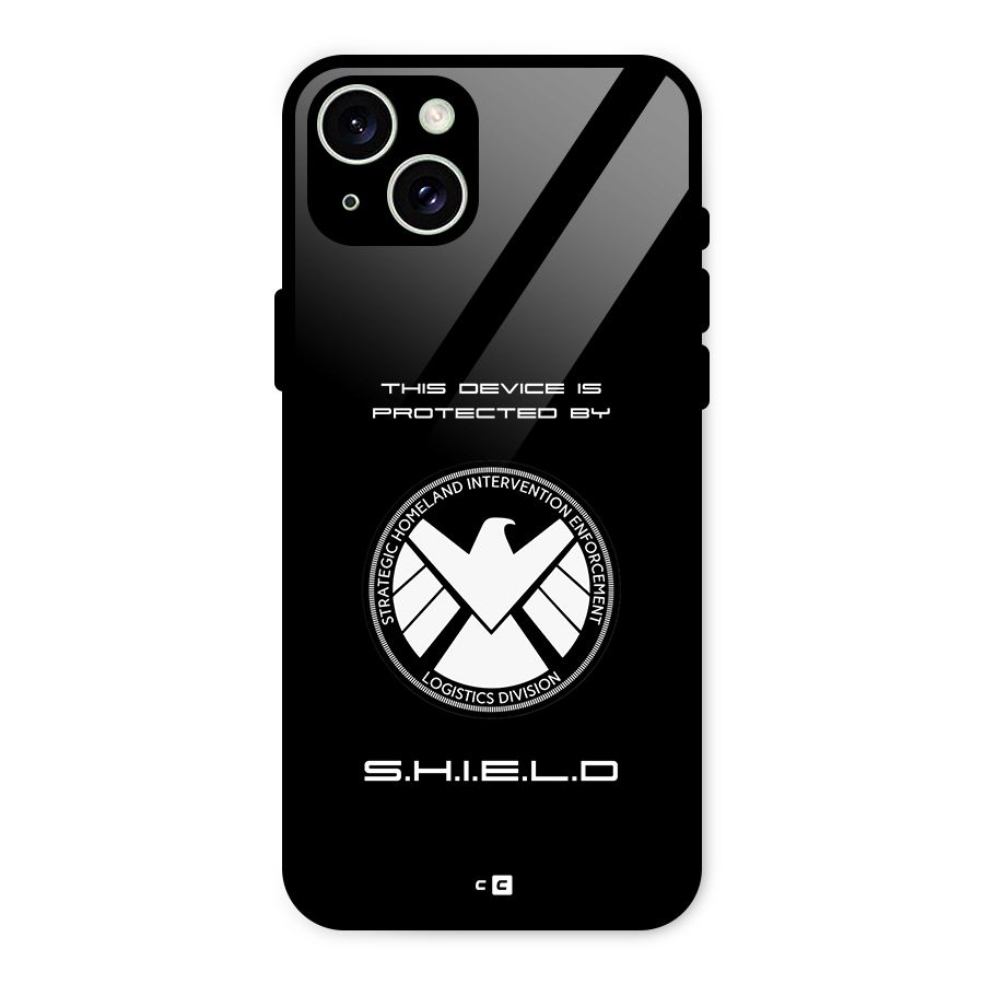 Protected Device Glass Back Case for iPhone 15 Plus