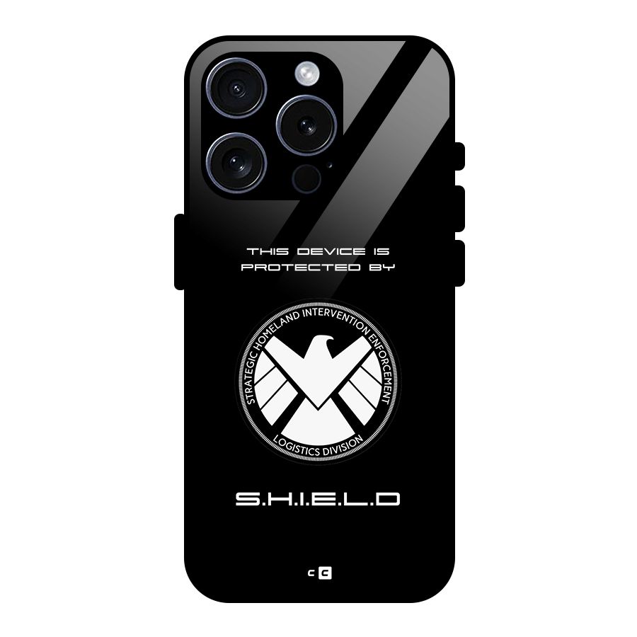 Protected Device Glass Back Case for iPhone 15 Pro