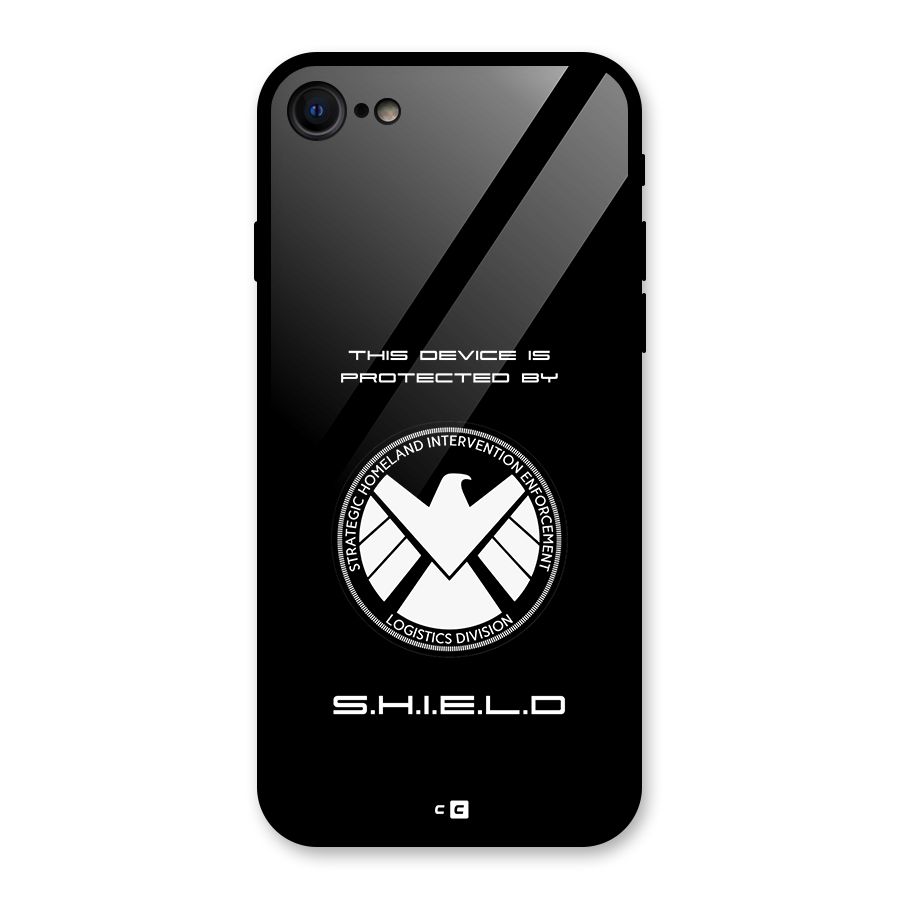 Protected Device Glass Back Case for iPhone 8
