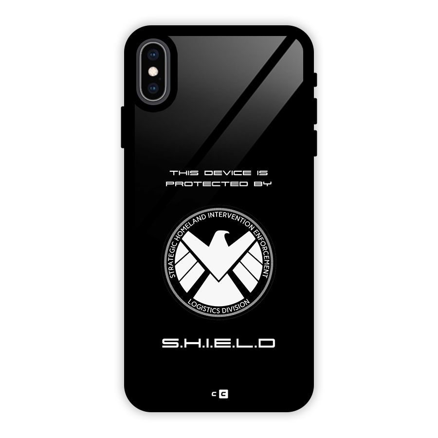 Protected Device Glass Back Case for iPhone XS Max