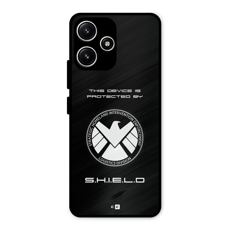 Protected Device Metal Back Case for Poco M6 Pro