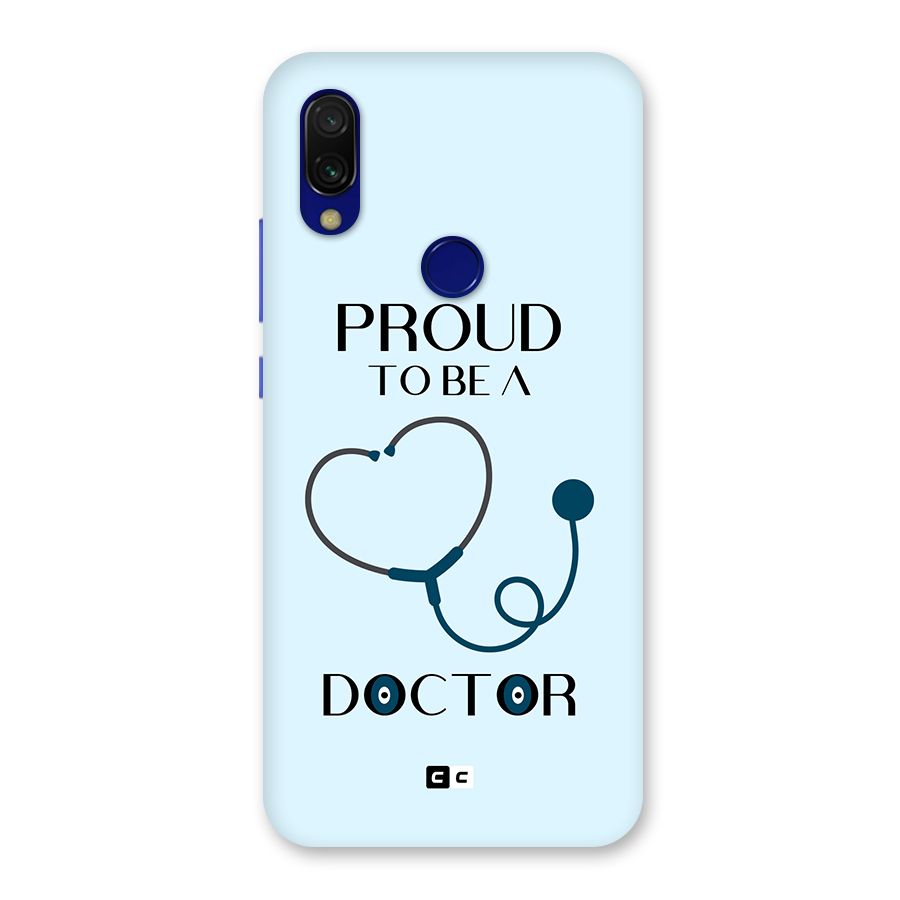 Proud 2B Doctor Back Case for Redmi Y3