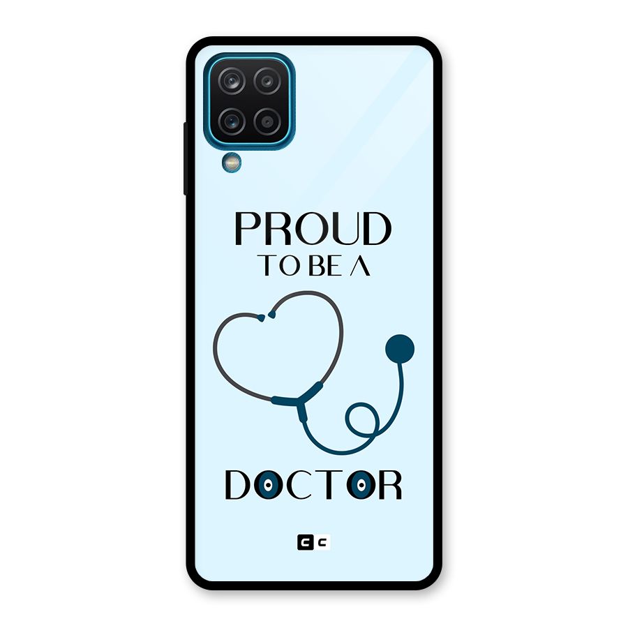 Proud 2B Doctor Glass Back Case for Galaxy A12