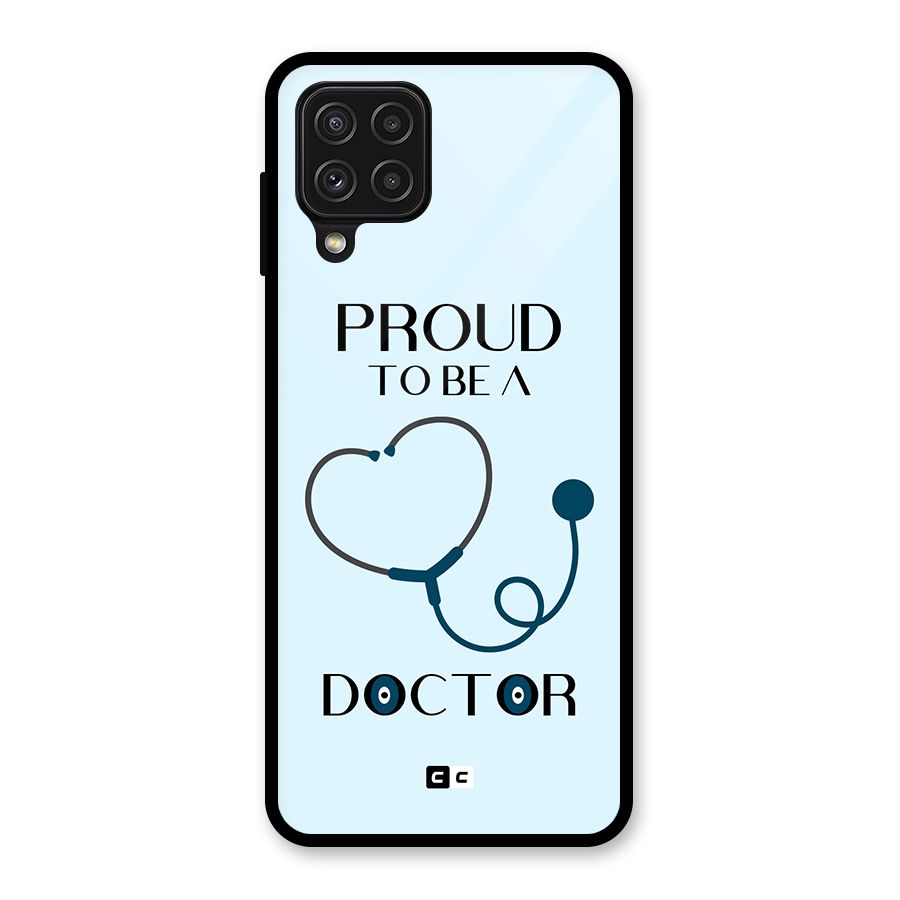 Proud 2B Doctor Glass Back Case for Galaxy A22 4G