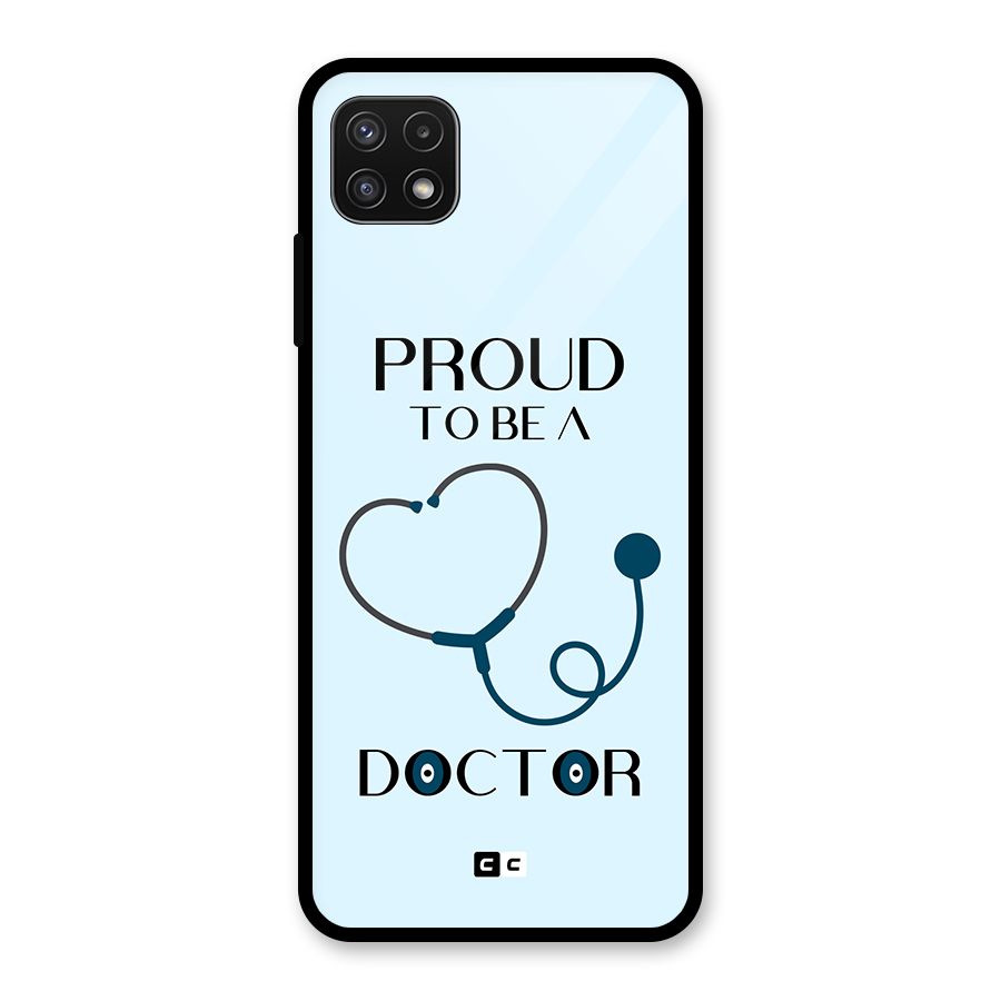 Proud 2B Doctor Glass Back Case for Galaxy A22 5G
