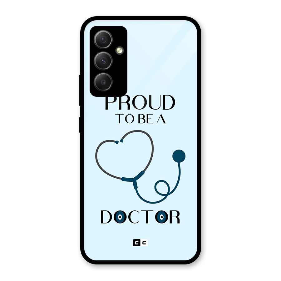 Proud 2B Doctor Glass Back Case for Galaxy A34