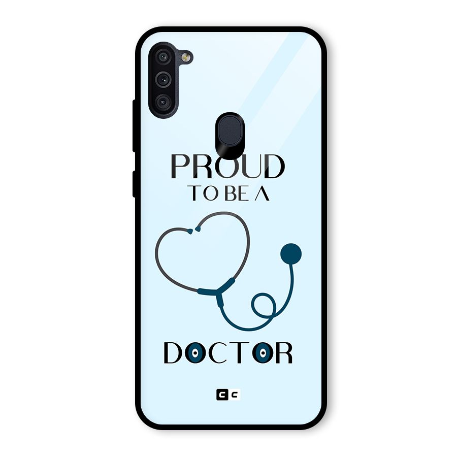 Proud 2B Doctor Glass Back Case for Galaxy M11