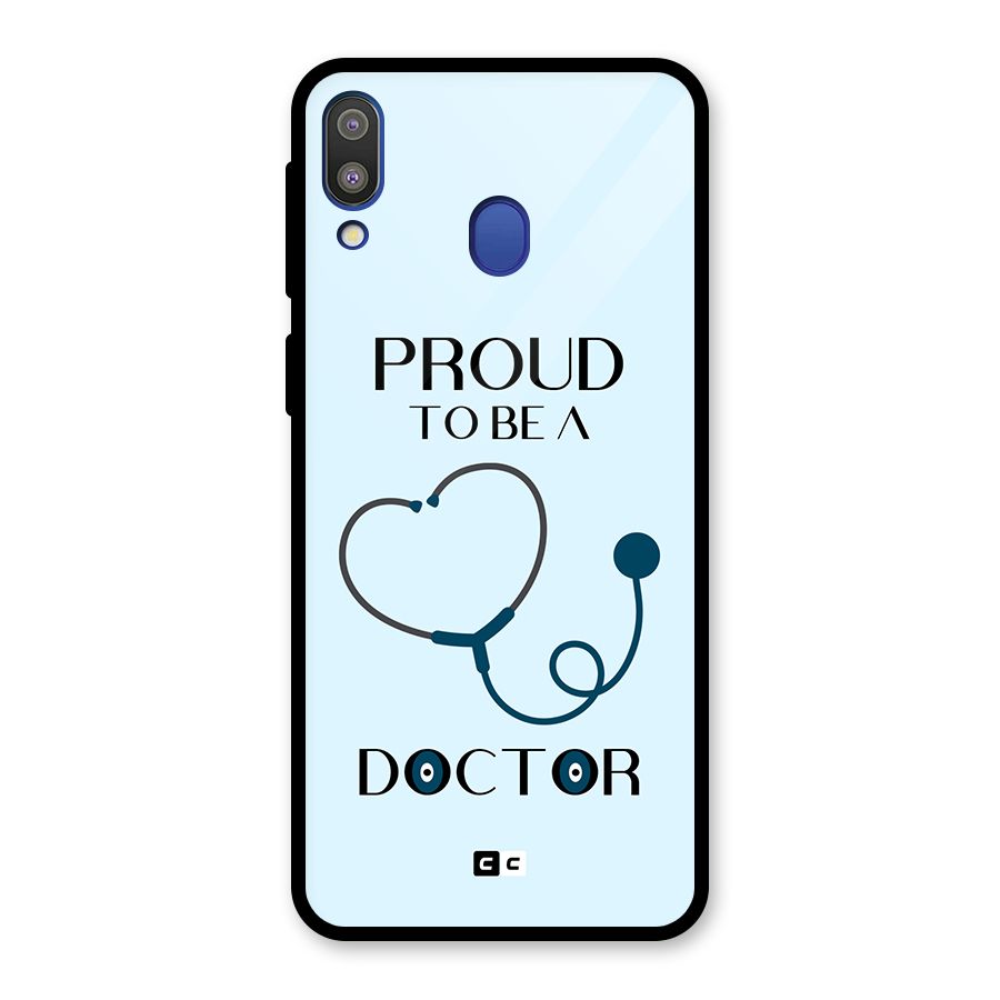 Proud 2B Doctor Glass Back Case for Galaxy M20