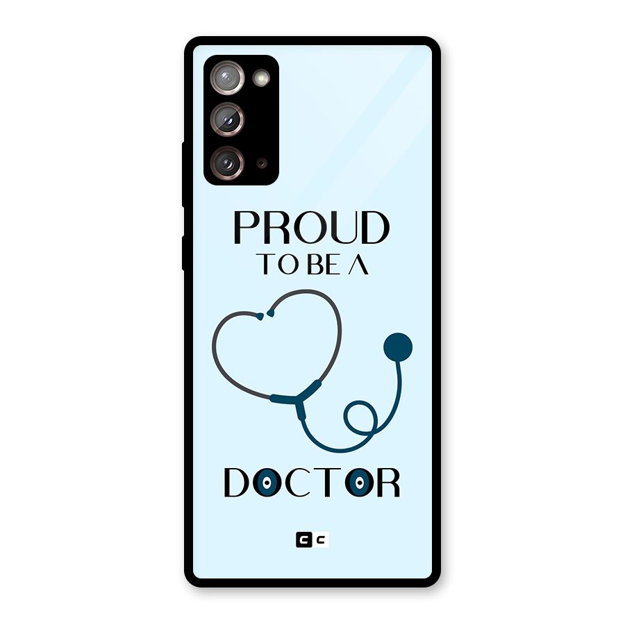 Proud 2B Doctor Glass Back Case for Galaxy Note 20