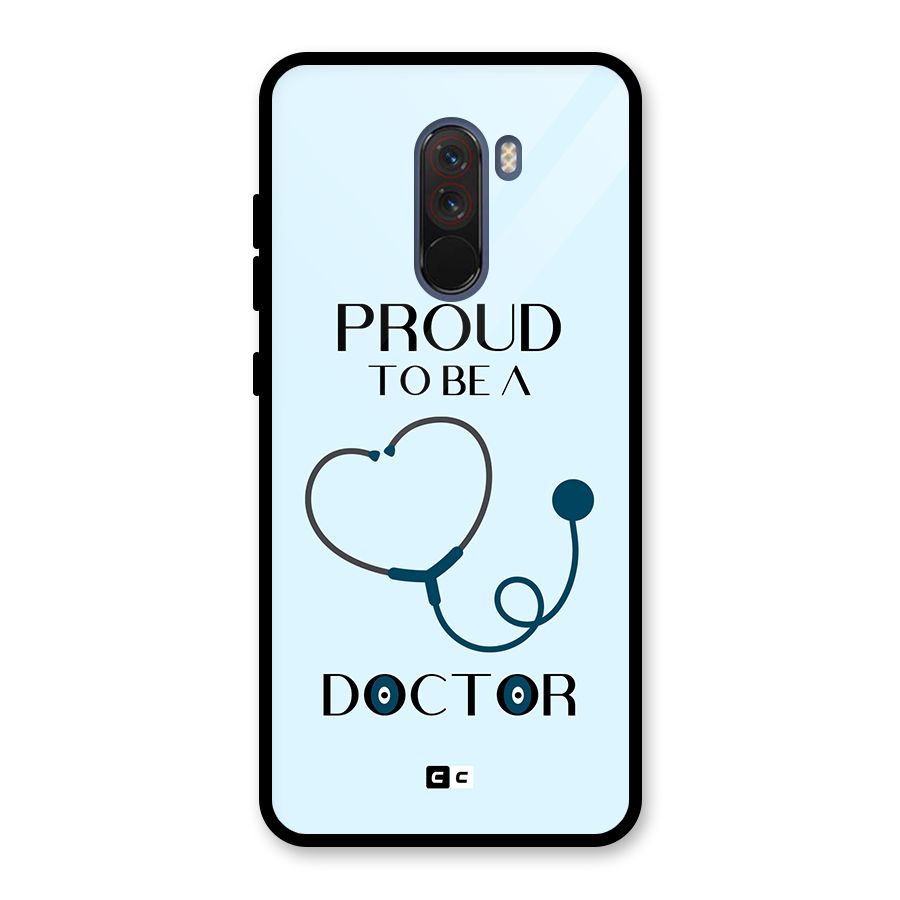 Proud 2B Doctor Glass Back Case for Poco F1
