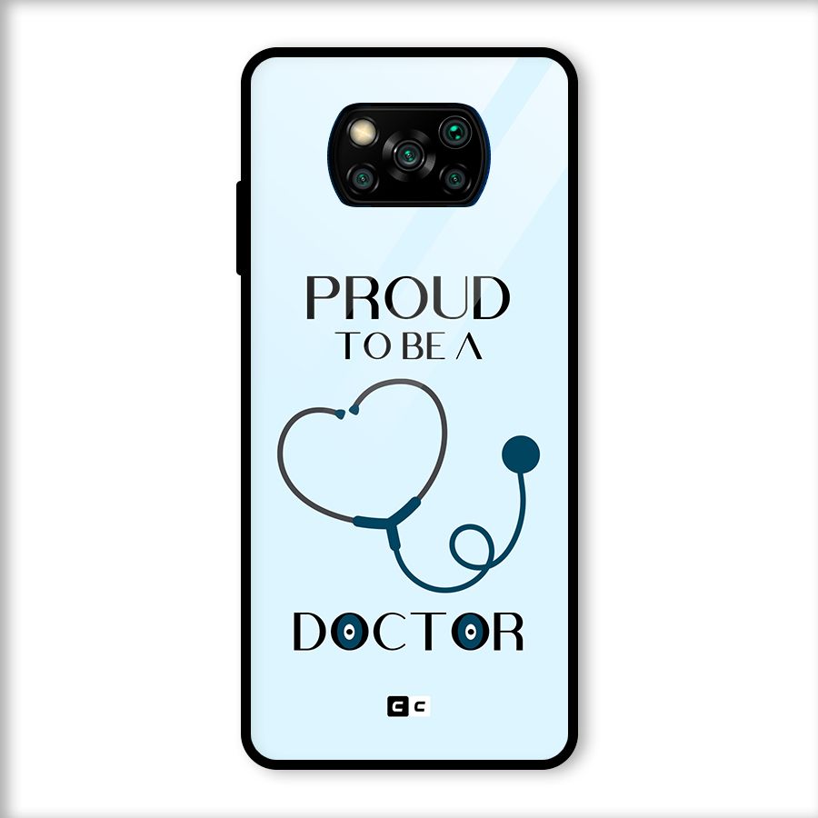 Proud 2B Doctor Glass Back Case for Poco X3