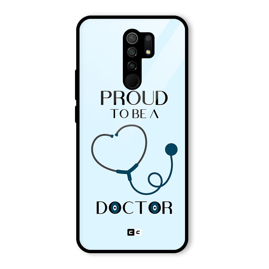 Proud 2B Doctor Glass Back Case for Redmi 9 Prime