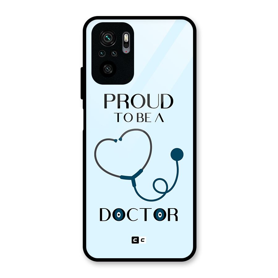 Proud 2B Doctor Glass Back Case for Redmi Note 10S