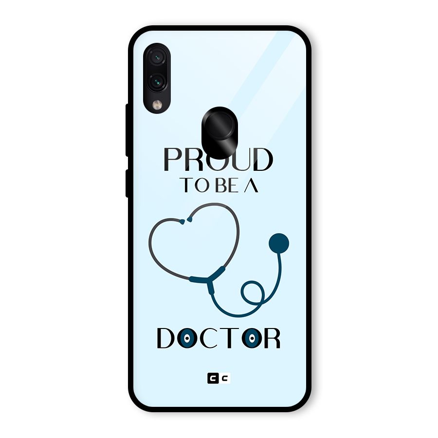 Proud 2B Doctor Glass Back Case for Redmi Note 7