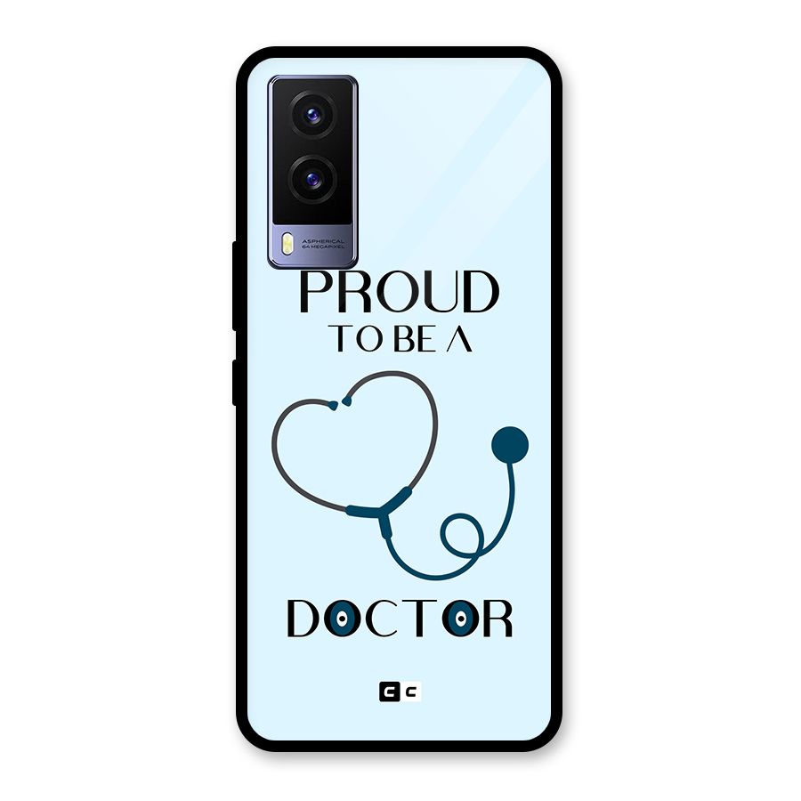 Proud 2B Doctor Glass Back Case for Vivo V21e 5G