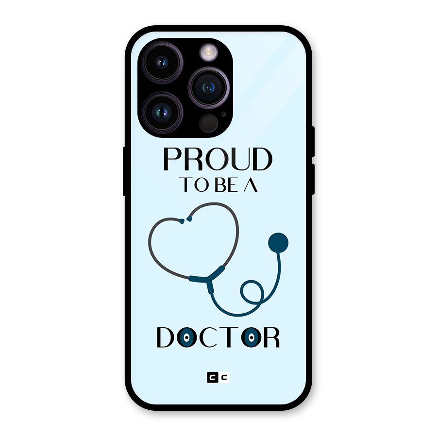 Proud 2B Doctor Glass Back Case for iPhone 14 Pro