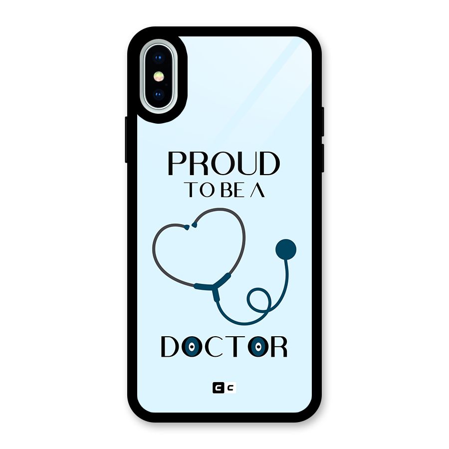 Proud 2B Doctor Glass Back Case for iPhone XS